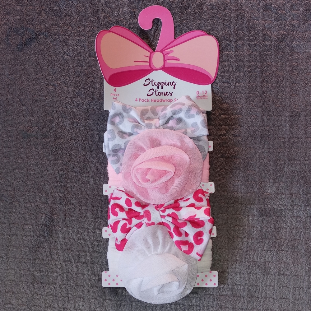 😍SALE!😍 4 pack head wrap set Size 0-12 Months